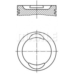 Stūmoklis
                                MAHLE                                                029 73 00, MAHLE, 0297300, au
