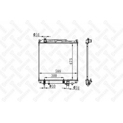 Aušinimo radiatorius
STELLOX 10-26793-SX, STE