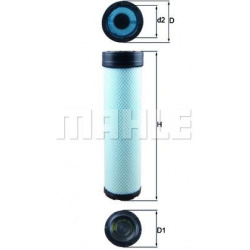 antrinis oro filtras
                                MAHLE                                                LXS284, MAHLE, LXS2