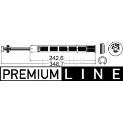 Džiovintuvas, oro kondicionierius BEHR *** PREMIUM LINE ***
                                MAHLE                           