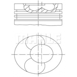 Stūmoklis
                                MAHLE                                                028 PI 00112 002, MAHLE, 028P
