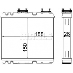šilumokaitis, salono šildymas BEHR
                                MAHLE                                                AH 