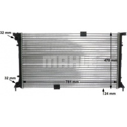 Aušinimo radiatorius
                                MAHLE                                CR 1505 000S, MAHLE, CR1505000S, a