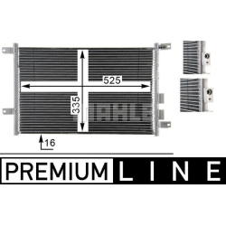 kondensatorius, oro kondicionierius BEHR *** PREMIUM LINE ***
                                MAHLE                          