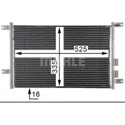 kondensatorius, oro kondicionierius BEHR *** PREMIUM LINE ***
                                MAHLE                          