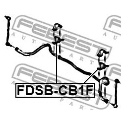 stabilizatoriaus įvorė
                                FEBEST                                FDSB-CB1F, Nenurodytas gaminto