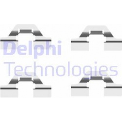 priedų komplektas, diskinių stabdžių trinkelės
                                DELPHI                                   