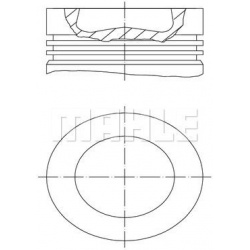 stūmoklis
                                MAHLE                                                028 PI 00139 000, MAHLE, 028P