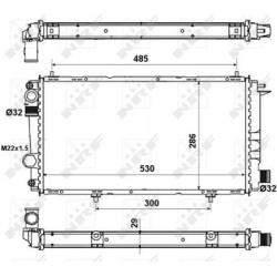 Aušinimo radiatorius
                                NRF                                                58957A, NRF, 58957A,
