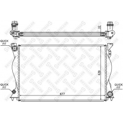 Aušinimo radiatorius
                                STELLOX                                                10-25508-SX, STE