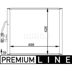 kondensatorius, oro kondicionierius BEHR *** PREMIUM LINE ***
                                MAHLE                          