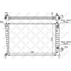 Aušinimo radiatorius
STELLOX 10-26659-SX, STE