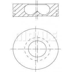 stūmoklis
                                MAHLE                                                081 PI 00123 001, MAHLE, 081P