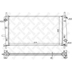 Aušinimo radiatorius
                                STELLOX                                                10-25291-SX, STE
