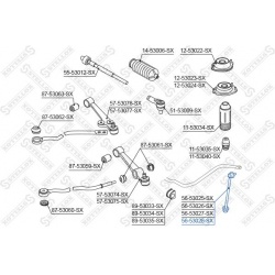Stabilizatoriaus traukė
STELLOX 56-53028-SX,