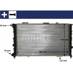 Aušinimo radiatorius
MAHLE CR 1410 000S, MAHL