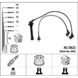 uždegimo laido komplektas
NGK RC-DE23, NGK, RC-DE23, auto det