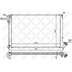 Aušinimo radiatorius
                                STELLOX                                                10-25105-SX, STE