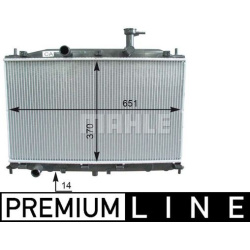 Aušinimo radiatorius
                                MAHLE                                                CR 1119 000P, MAHL