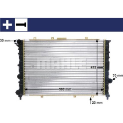 Aušinimo radiatorius
                                MAHLE                                                CR 520 000S, MAHLE