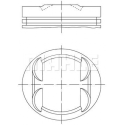 stūmoklis
                                MAHLE                                                033 18 00, MAHLE, 0331800, au