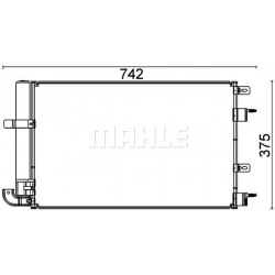 kondensatorius, oro kondicionierius BEHR *** PREMIUM LINE ***
                                MAHLE                          
