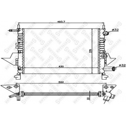 Aušinimo radiatorius
                                STELLOX                                                10-26190-SX, STE