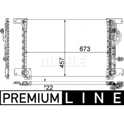 kondensatorius, oro kondicionierius BEHR *** PREMIUM LINE ***
                                MAHLE                          