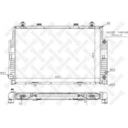 Aušinimo radiatorius
                                STELLOX                                                10-25373-SX, STE