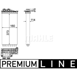 šilumokaitis, salono šildymas BEHR *** PREMIUM LINE ***
                                MAHLE                              