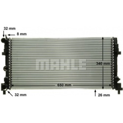 Aušinimo radiatorius
                                MAHLE                                CR 1096 000P, MAHLE, CR1096000P, a