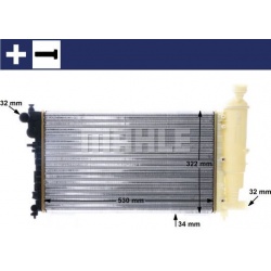 Aušinimo radiatorius
                                MAHLE                                                CR 169 000S, MAHLE