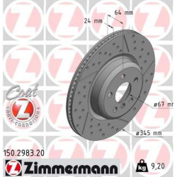 stabdžių diskas (1vnt) COAT Z
                                ZIMMERMANN                                                150