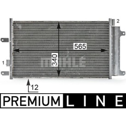 kondensatorius, oro kondicionierius BEHR *** PREMIUM LINE ***
                                MAHLE                          