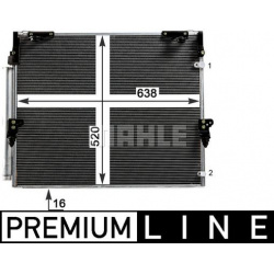 kondensatorius, oro kondicionierius BEHR *** PREMIUM LINE ***
                                MAHLE                          
