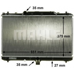 Aušinimo radiatorius
                                MAHLE                                CR 1872 000S, MAHLE, CR1872000S, a