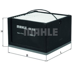 kuro filtras
                                MAHLE                                KX332, MAHLE, KX332, auto detalė