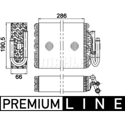 garintuvas, oro kondicionierius BEHR *** PREMIUM LINE ***
                                MAHLE                              