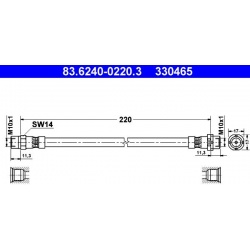 stabdžių žarnelė
                                ATE                                                83.6240-0220.3, ATE, 
