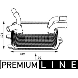 Aušintuvas tepalo
                                MAHLE                                                CLC 60 000P, MAHLE, C