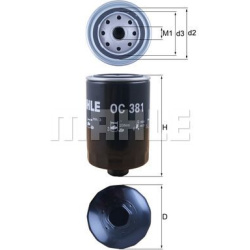 alyvos filtras
                                MAHLE                                                OC381, MAHLE, OC381, auto