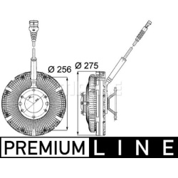 Sankaba, radiatoriaus ventiliatorius BEHR *** PREMIUM LINE ***
                                MAHLE                         