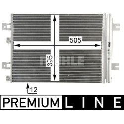 kondensatorius, oro kondicionierius BEHR *** PREMIUM LINE ***
                                MAHLE                          