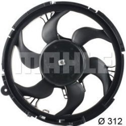 Ventiliatorius, radiatoriaus BEHR *** PREMIUM LINE ***
                                MAHLE                                 