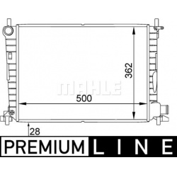 Aušinimo radiatorius
                                MAHLE                                                CR 381 000P, MAHLE