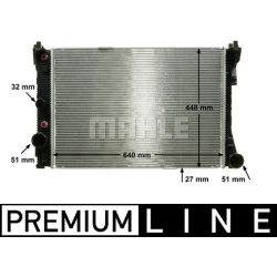 Aušinimo radiatorius
                                MAHLE                                                CR 988 000P, MAHLE