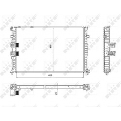 Aušinimo radiatorius
                                NRF                                50468, NRF, 50468, auto detalė