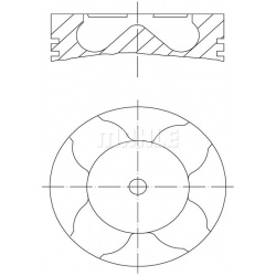 stūmoklis
MAHLE 083 17 00, MAHLE, 0831700, au