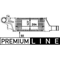 tarpinis suslėgto oro aušintuvas, kompresorius BEHR *** PREMIUM LINE ***
                                MAHLE             