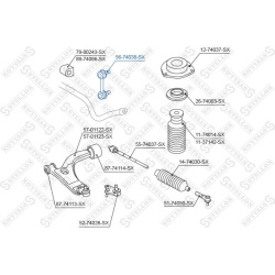 Stabilizatoriaus traukė
                                STELLOX                                                56-74038-SX, 